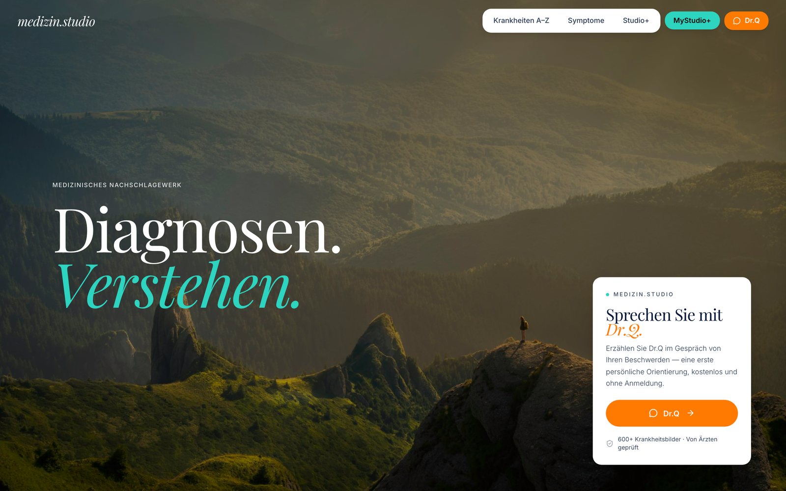 Startseite von medizin.studio